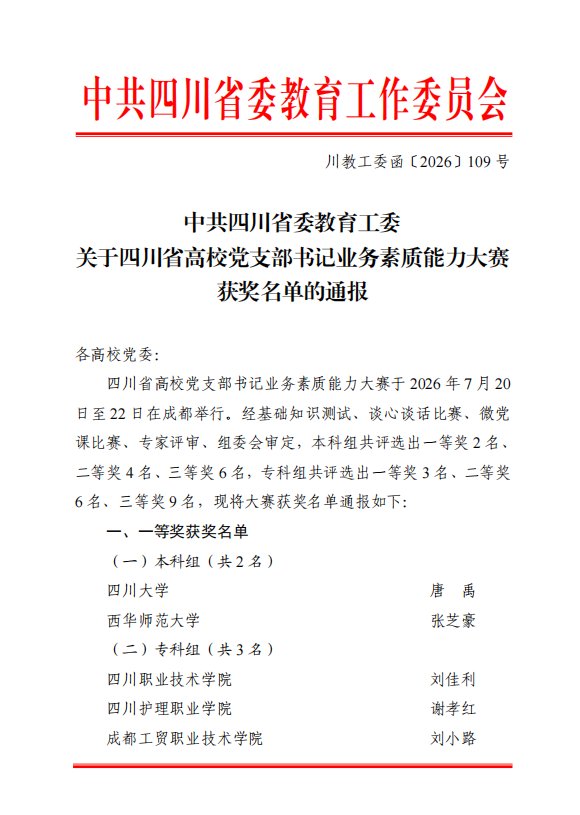 斩获专科赛道二等奖